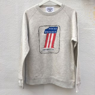 12JOHN'S SURF 󥺥 1st Anniversary CREW SWEAT OATMEAL