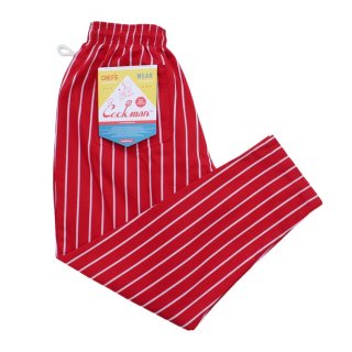 <img class='new_mark_img1' src='https://img.shop-pro.jp/img/new/icons14.gif' style='border:none;display:inline;margin:0px;padding:0px;width:auto;' />Cookman åޥ Chef Pants Stripe RED
