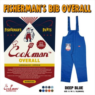 <img class='new_mark_img1' src='https://img.shop-pro.jp/img/new/icons14.gif' style='border:none;display:inline;margin:0px;padding:0px;width:auto;' />Cookman åޥ Fisherman's Bib Overall Deep Blue