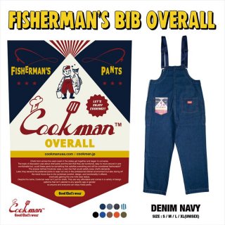 <img class='new_mark_img1' src='https://img.shop-pro.jp/img/new/icons14.gif' style='border:none;display:inline;margin:0px;padding:0px;width:auto;' />Cookman åޥ Fisherman's Bib Overall Denim Navy