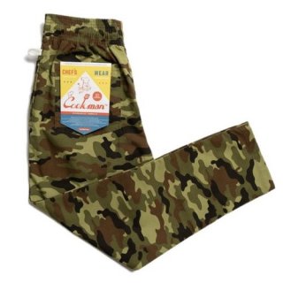 <img class='new_mark_img1' src='https://img.shop-pro.jp/img/new/icons14.gif' style='border:none;display:inline;margin:0px;padding:0px;width:auto;' />Cookman åޥ Chef pants Ripstop Woodland Camo Green