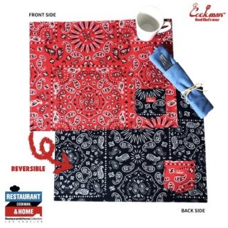 <img class='new_mark_img1' src='https://img.shop-pro.jp/img/new/icons50.gif' style='border:none;display:inline;margin:0px;padding:0px;width:auto;' />Cookman åޥ Table Pocket Mat Reversible Paisley Red & Black