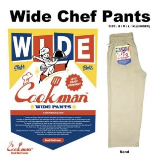 <img class='new_mark_img1' src='https://img.shop-pro.jp/img/new/icons14.gif' style='border:none;display:inline;margin:0px;padding:0px;width:auto;' />Cookman åޥ Wide Chef Pants Sand