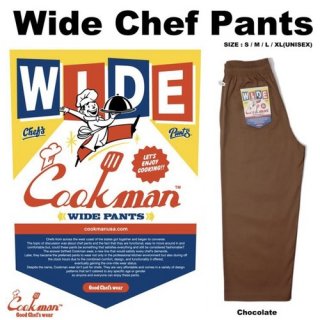 <img class='new_mark_img1' src='https://img.shop-pro.jp/img/new/icons14.gif' style='border:none;display:inline;margin:0px;padding:0px;width:auto;' />Cookman åޥ Wide Chef Pants Chocolate