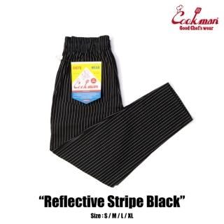 <img class='new_mark_img1' src='https://img.shop-pro.jp/img/new/icons14.gif' style='border:none;display:inline;margin:0px;padding:0px;width:auto;' />Cookman åޥ եѥ Chef Pants Reflective Stripe Black