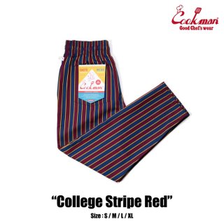 <img class='new_mark_img1' src='https://img.shop-pro.jp/img/new/icons14.gif' style='border:none;display:inline;margin:0px;padding:0px;width:auto;' />Cookman åޥ եѥ Chef Pants College Stripe Red