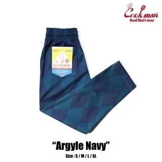 <img class='new_mark_img1' src='https://img.shop-pro.jp/img/new/icons14.gif' style='border:none;display:inline;margin:0px;padding:0px;width:auto;' />Cookman åޥ եѥ Chef Pants Argyle Navy