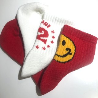 <img class='new_mark_img1' src='https://img.shop-pro.jp/img/new/icons14.gif' style='border:none;display:inline;margin:0px;padding:0px;width:auto;' />7th Anniversary Special Socks 12 × BILLY BUDDSKY ビリー バダスキー　12Logo&12Smile