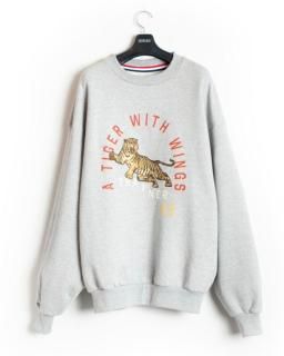 SEVESKIG  Tiger Ascend Sweat Shirt  롼ͥå å