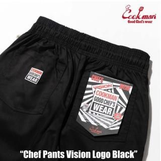 <img class='new_mark_img1' src='https://img.shop-pro.jp/img/new/icons14.gif' style='border:none;display:inline;margin:0px;padding:0px;width:auto;' />Cookman åޥ եѥ Chef Pants Vision Logo Black