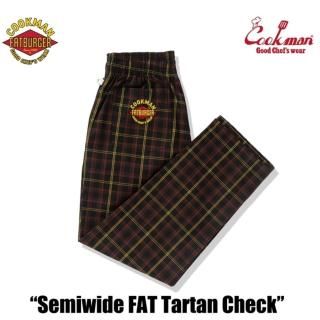 <img class='new_mark_img1' src='https://img.shop-pro.jp/img/new/icons14.gif' style='border:none;display:inline;margin:0px;padding:0px;width:auto;' />Cookman åޥ եѥ Chef Pants Semiwide FAT Tartan Check