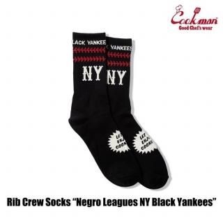 <img class='new_mark_img1' src='https://img.shop-pro.jp/img/new/icons14.gif' style='border:none;display:inline;margin:0px;padding:0px;width:auto;' />Cookman åޥ å Rib Crew Socks Negro Leagues NY Black Yankees