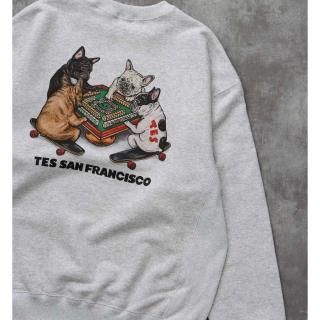 <img class='new_mark_img1' src='https://img.shop-pro.jp/img/new/icons14.gif' style='border:none;display:inline;margin:0px;padding:0px;width:auto;' />TES ɥ쥹ޡ TES YAKUMAN CN SWEAT / 롼ͥåå
