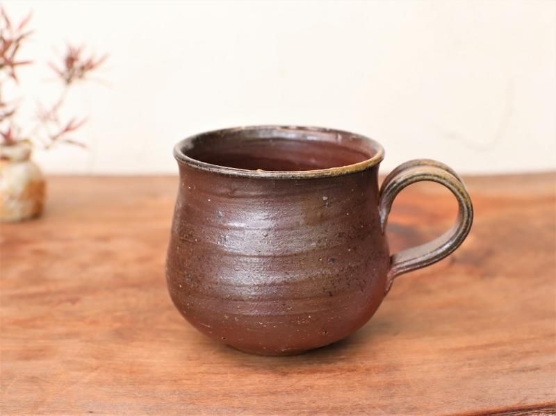 楽天市場】和食器 備前焼 マグカップ 陶器 Quiet House まるマグ