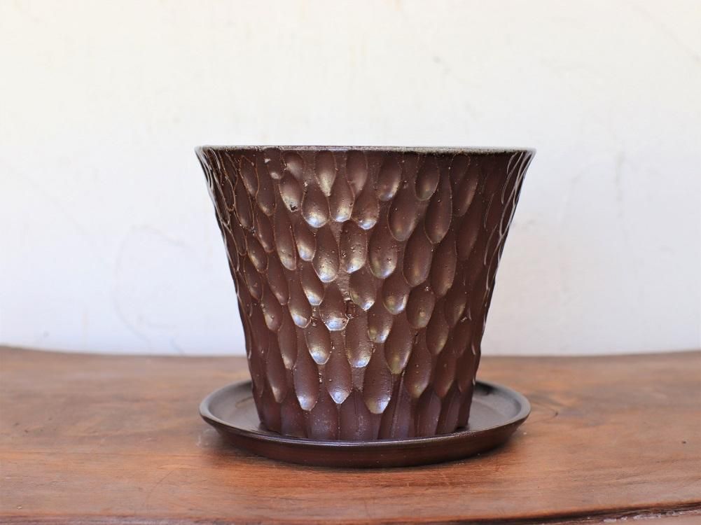 備前焼 植木鉢 - 備前焼 宗兵衛窯（そうべえがま）