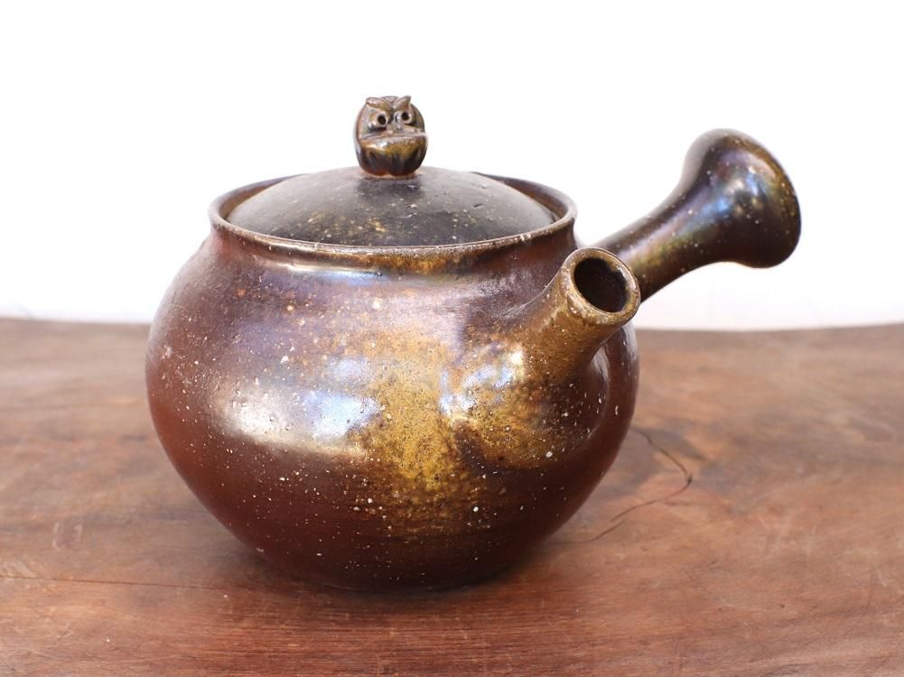 ティー用品 「急須 八十八夜」 五郎辺衛窯 備前焼 陶磁器