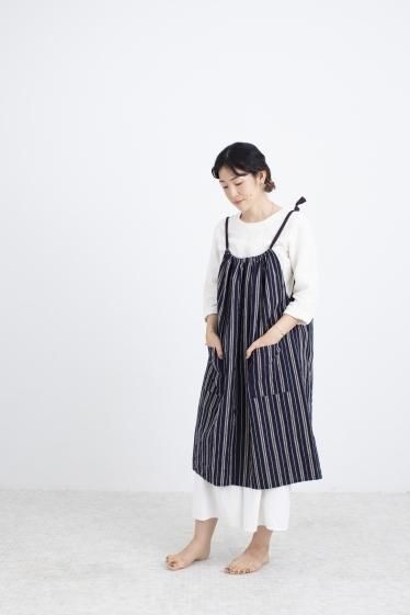 ギャザーエプロン - HARAPPA web shop (受注生産) ギャザーエプロン - HARAPPA web shop (受注生産)
