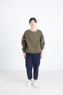 はらっぱ　会津木綿　前後両方で着られるシャツ　ターコイズ 前後両方で着られるシャツ - HARAPPA web shop (受注生産)