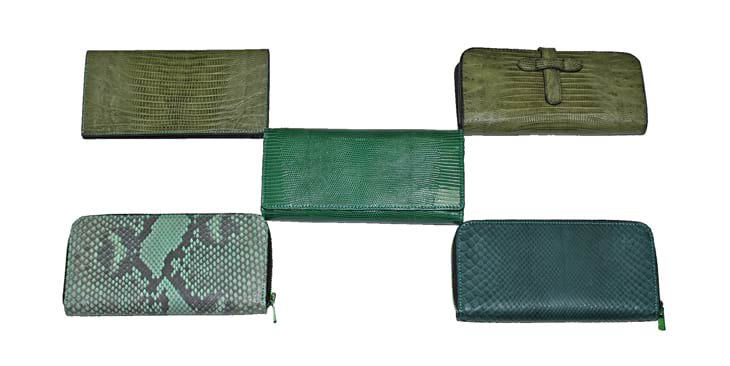 緑色の財布／製品一覧