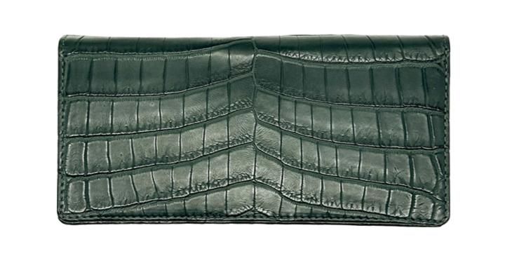 クロコダイル無双オールレザー長財布キプロス
