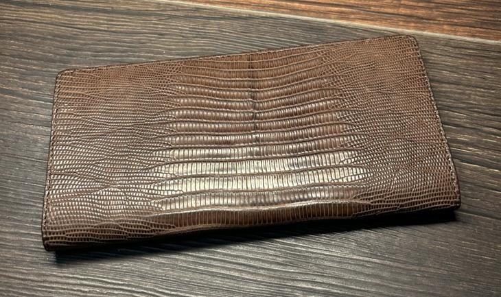 Lucky様3点同梱専用 ほぼ未使用品 WEL認定 日本製 トカゲ革 リザードレ 短長財布・テジュー（トカゲ革）／エキゾチックレザーを使った