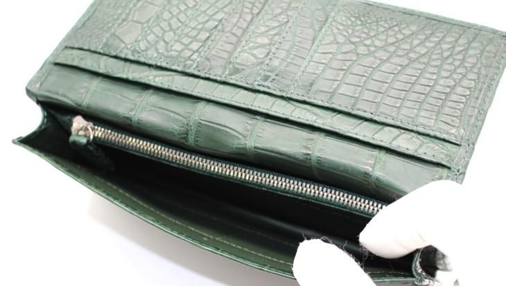 クロコダイル無双オールレザー長財布キプロス