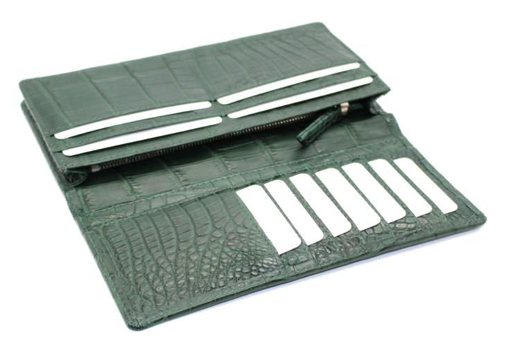 クロコダイル無双オールレザー長財布キプロス