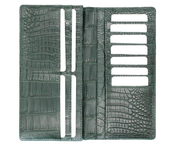 クロコダイル無双オールレザー長財布キプロス