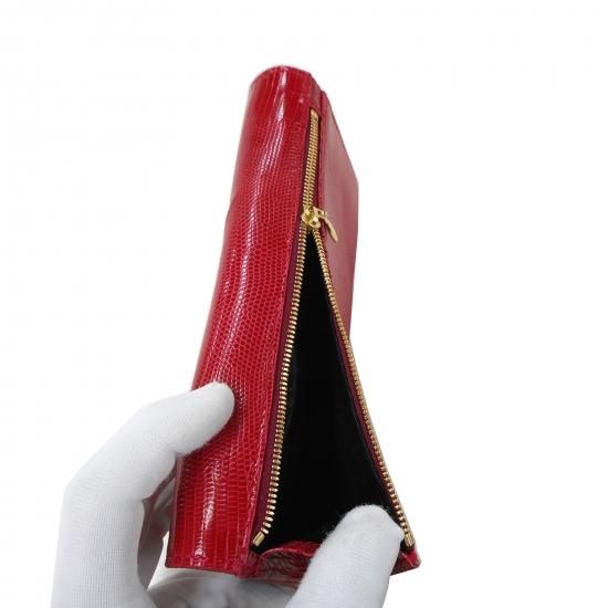 長財布 | オールリザード・レッド - 『皮革に製品としての生命へ 長財布 | オールリザード・レッド - 『皮革に製品としての生命へ