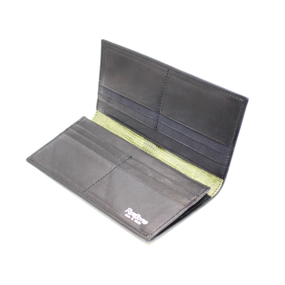 テジュー長財布 | モスグリーン - 『皮革に製品としての生命への愛を