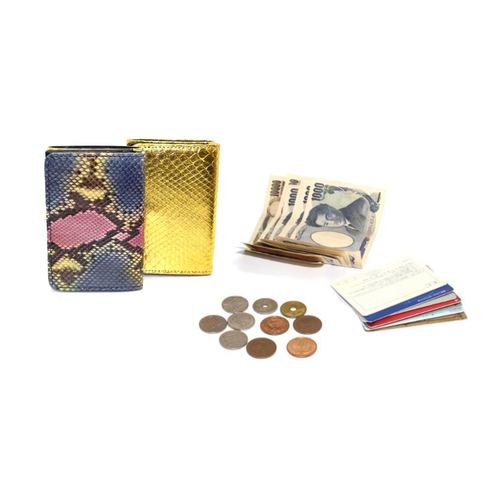 ミニ財布ーパームウォレット | パイソン革 - 『皮革に製品として