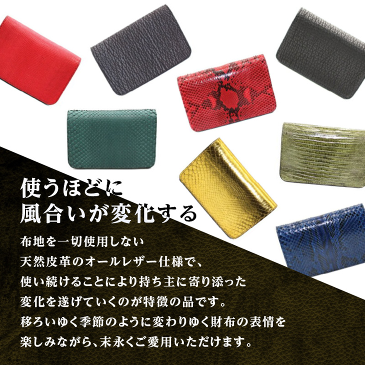 ミドルサイズウォレット | テジューシャイニングモスグリーン