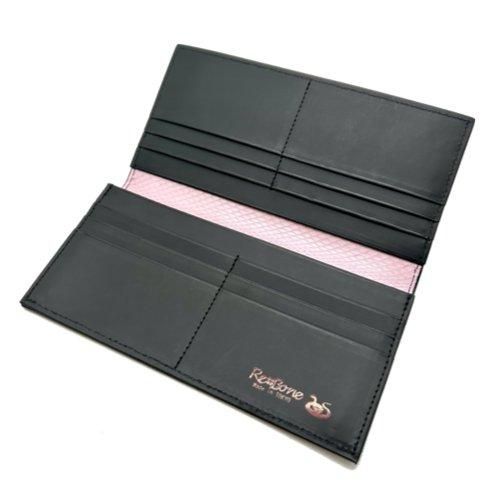 ヘビ革長財布 | 巻蛇ピンクパール - 『皮革に製品としての生命へ ヘビ革長財布 | 巻蛇ピンクパール - 『皮革に製品としての生命へ