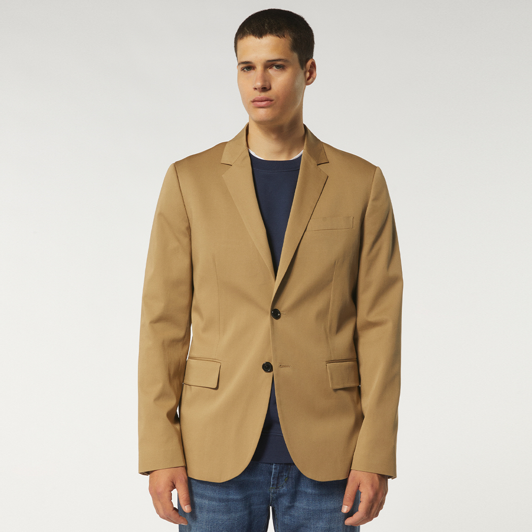 <img class='new_mark_img1' src='https://img.shop-pro.jp/img/new/icons8.gif' style='border:none;display:inline;margin:0px;padding:0px;width:auto;' />【DONDUP】Single-breasted cotton blazer 2color 23ss