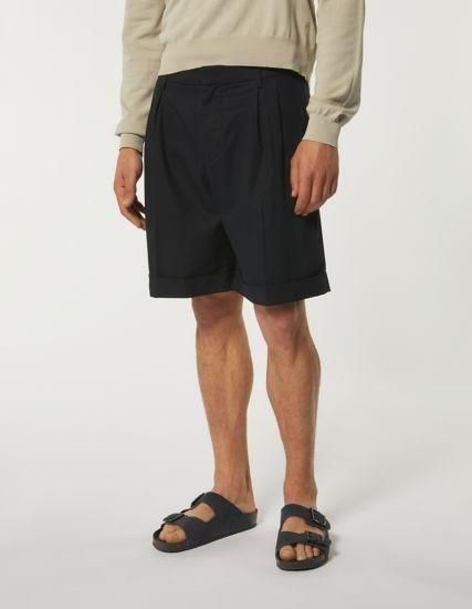 【DONDUP】Tuck half pants 2col