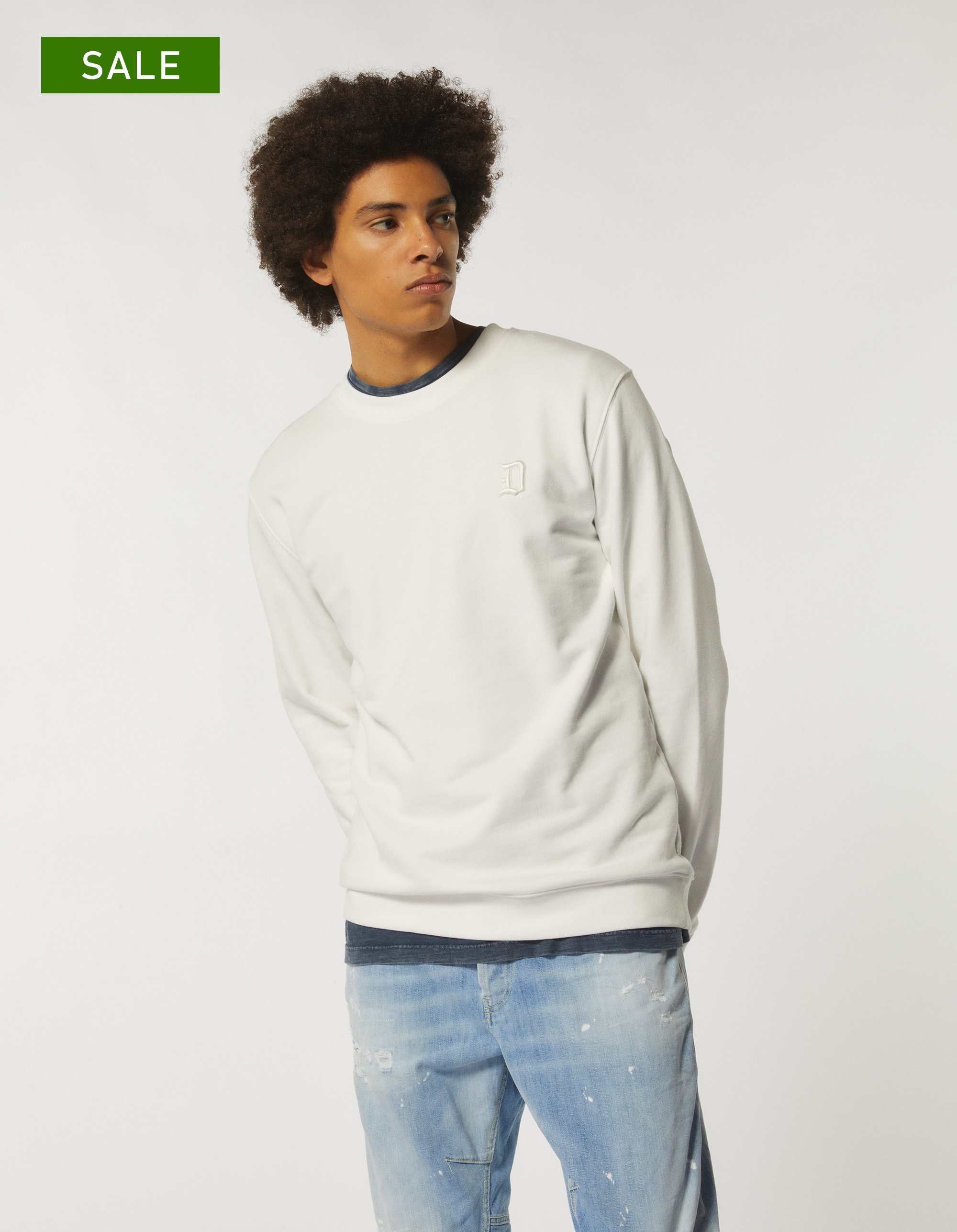 DONDUPLogo-embroidered sweatshirt 3col