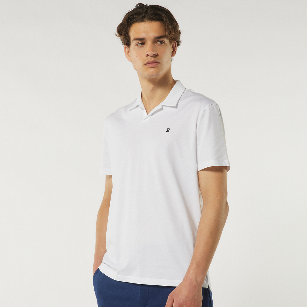 【DONDUP】short-sleeve cotton polo shirt 2color 23ss/sale