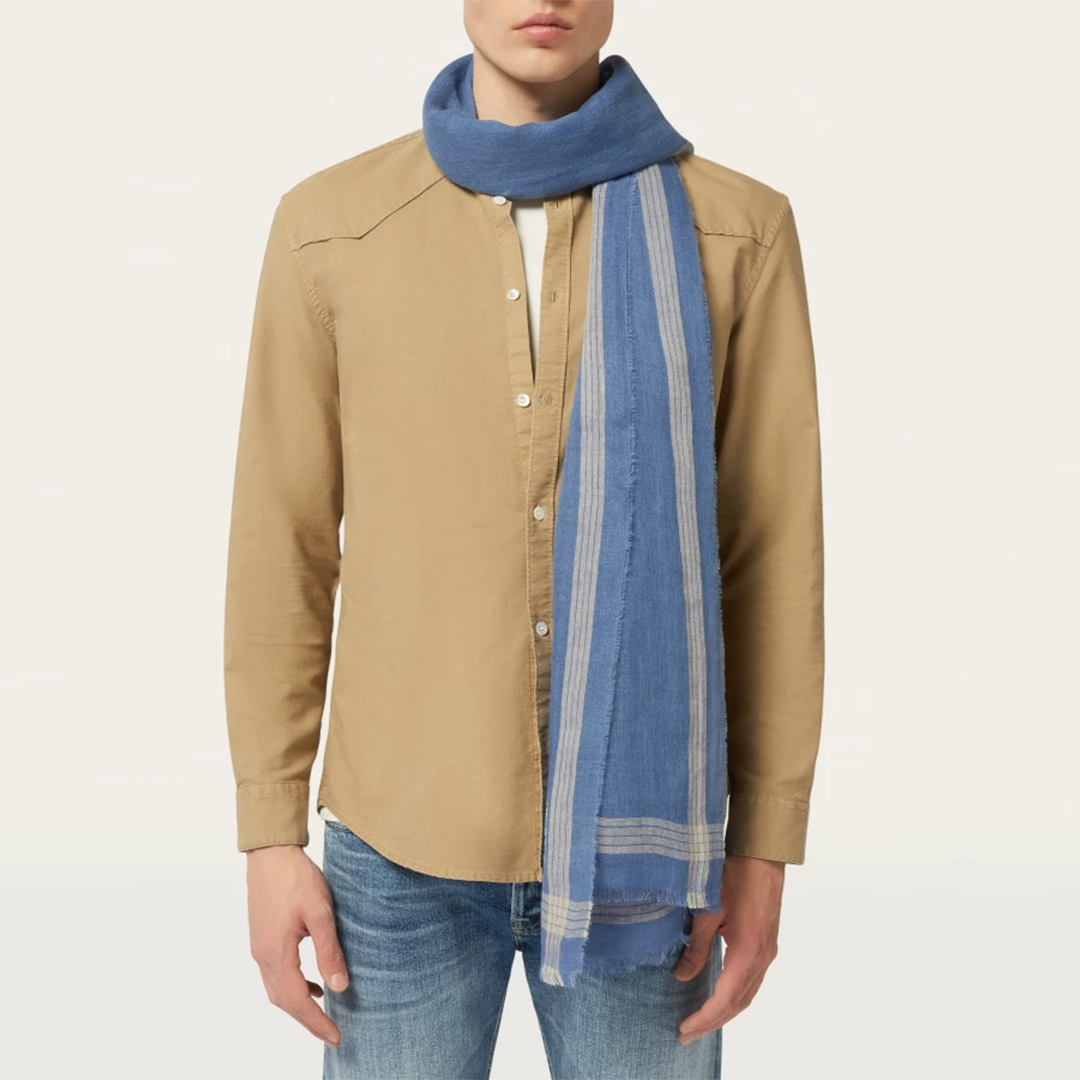 <img class='new_mark_img1' src='https://img.shop-pro.jp/img/new/icons8.gif' style='border:none;display:inline;margin:0px;padding:0px;width:auto;' />【DONDUP】Linen scarf 23ss