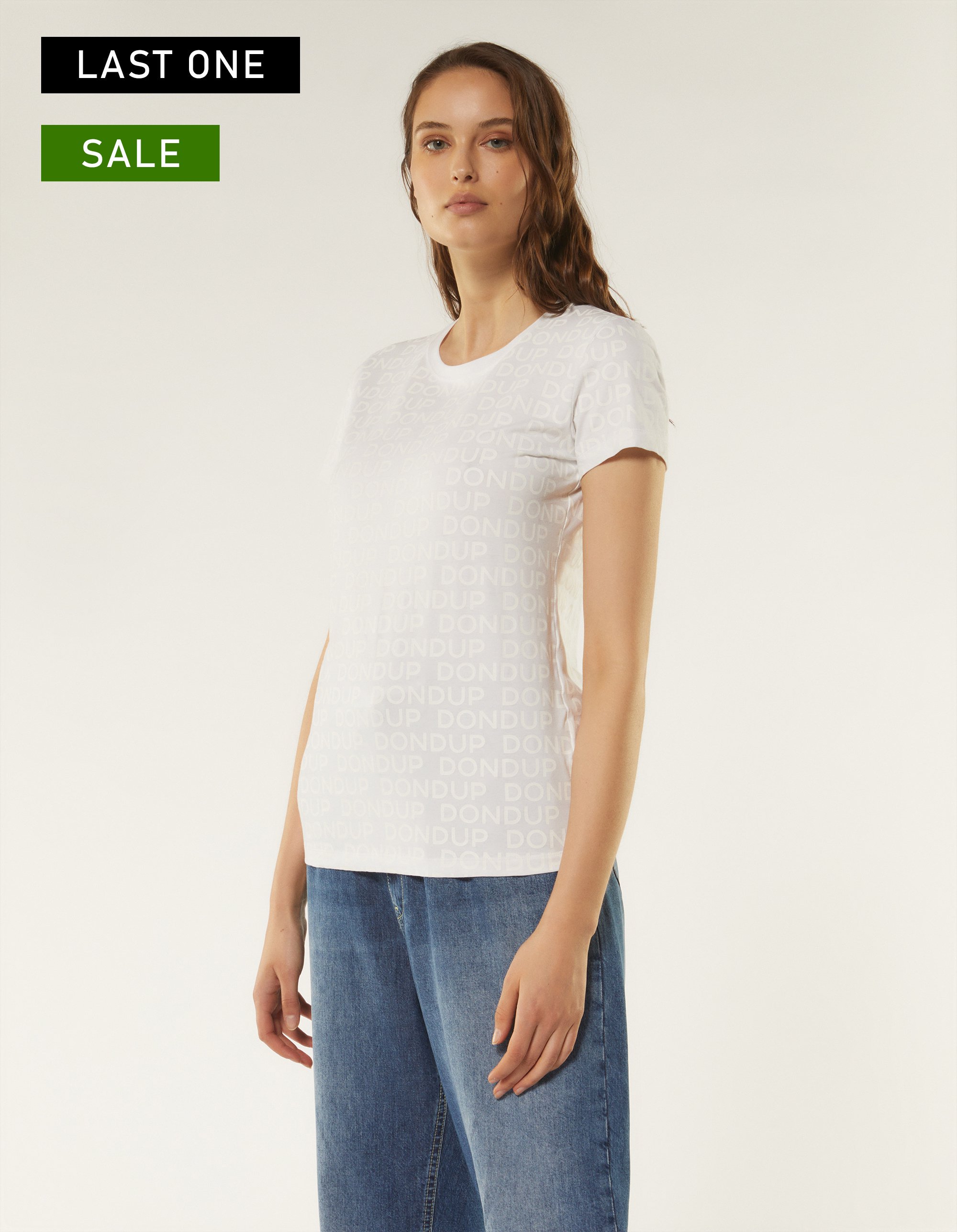 【DONDUP】Slim-fit jersey T-shirt 23ss 2color/sale