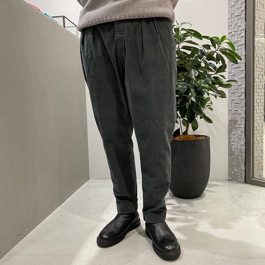 【DONDUP】Oscar carrot-fit velvet trousers 3col 23aw