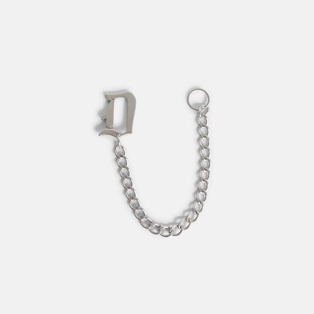【DONDUP】silver key chain 23aw