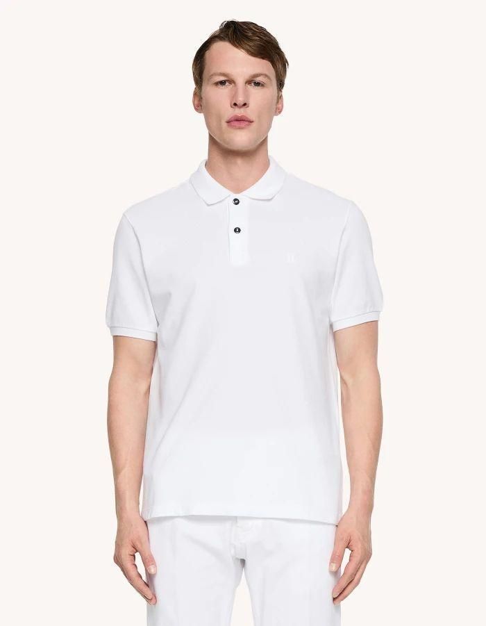 【DONDUP】Regular-fit pique polo shirt