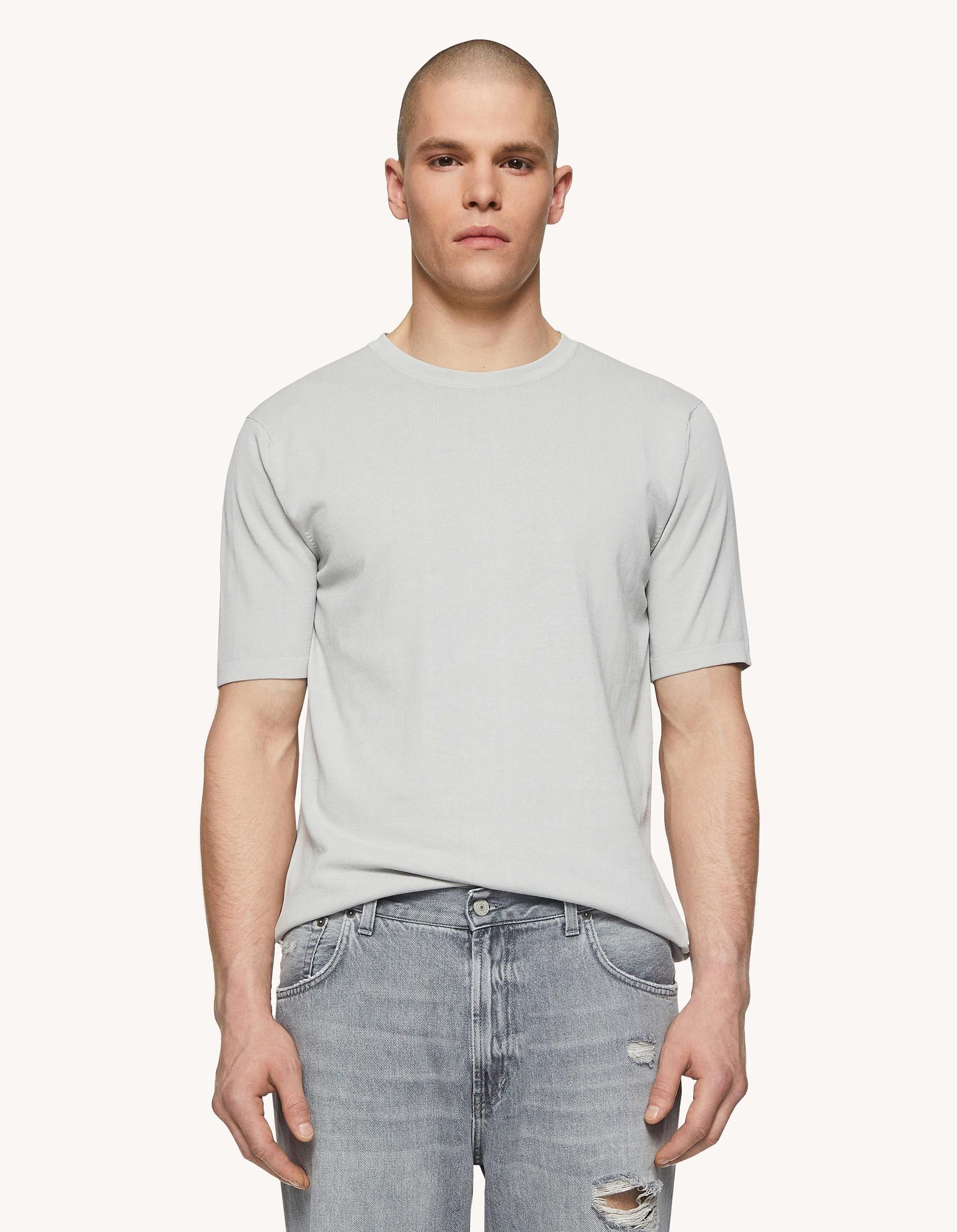 【DONDUP】T-shirt cotton crepe 4col
