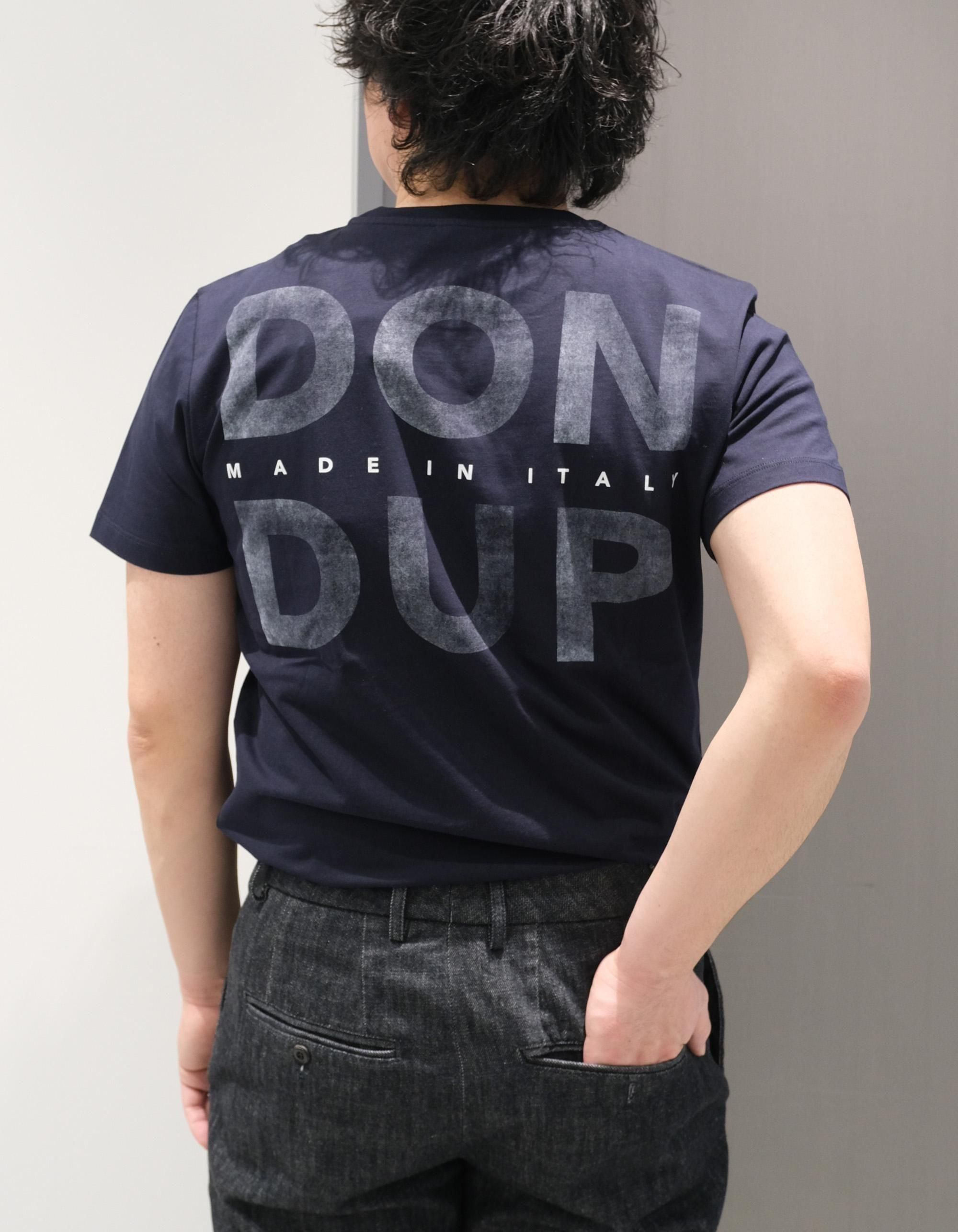 【DONDUP-MEN】クルーネック Tシャツ 4色