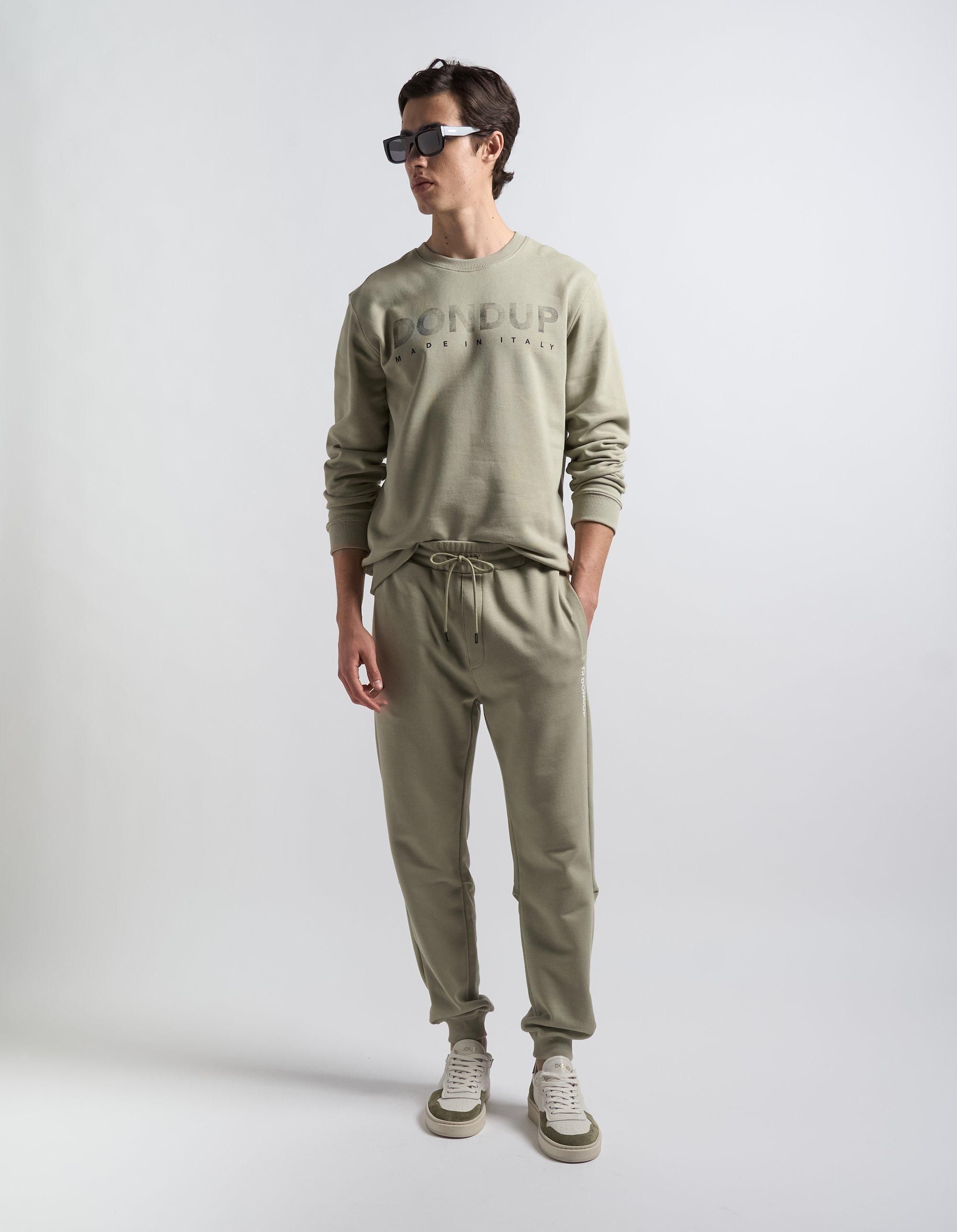 【DONDUP-MEN】クルーネック スウェット 4色