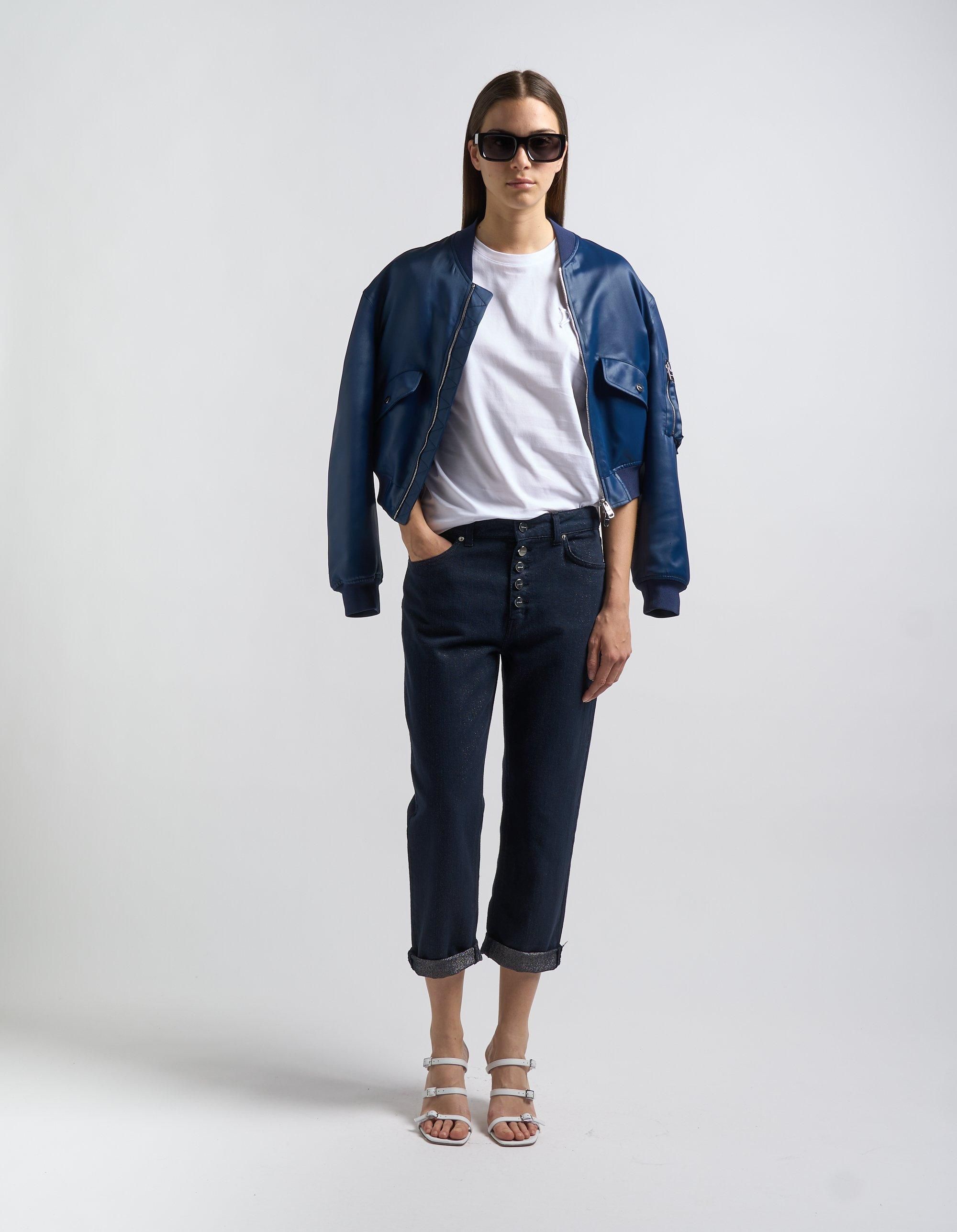 【DONDUP-WOMEN】クルーネック Tシャツ 2色
