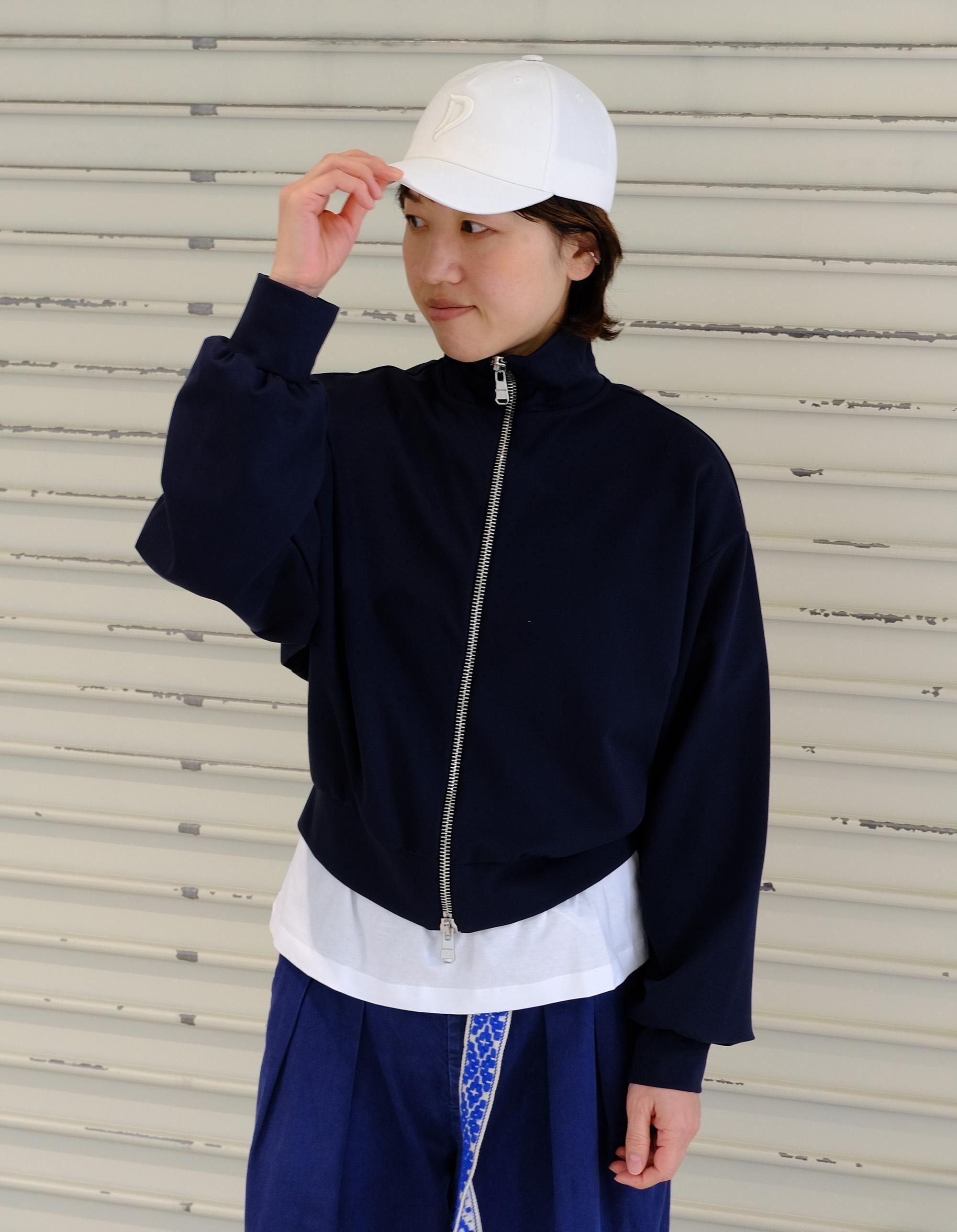 【DONDUP-WOMEN】スウェット ミニ トラックジャケット