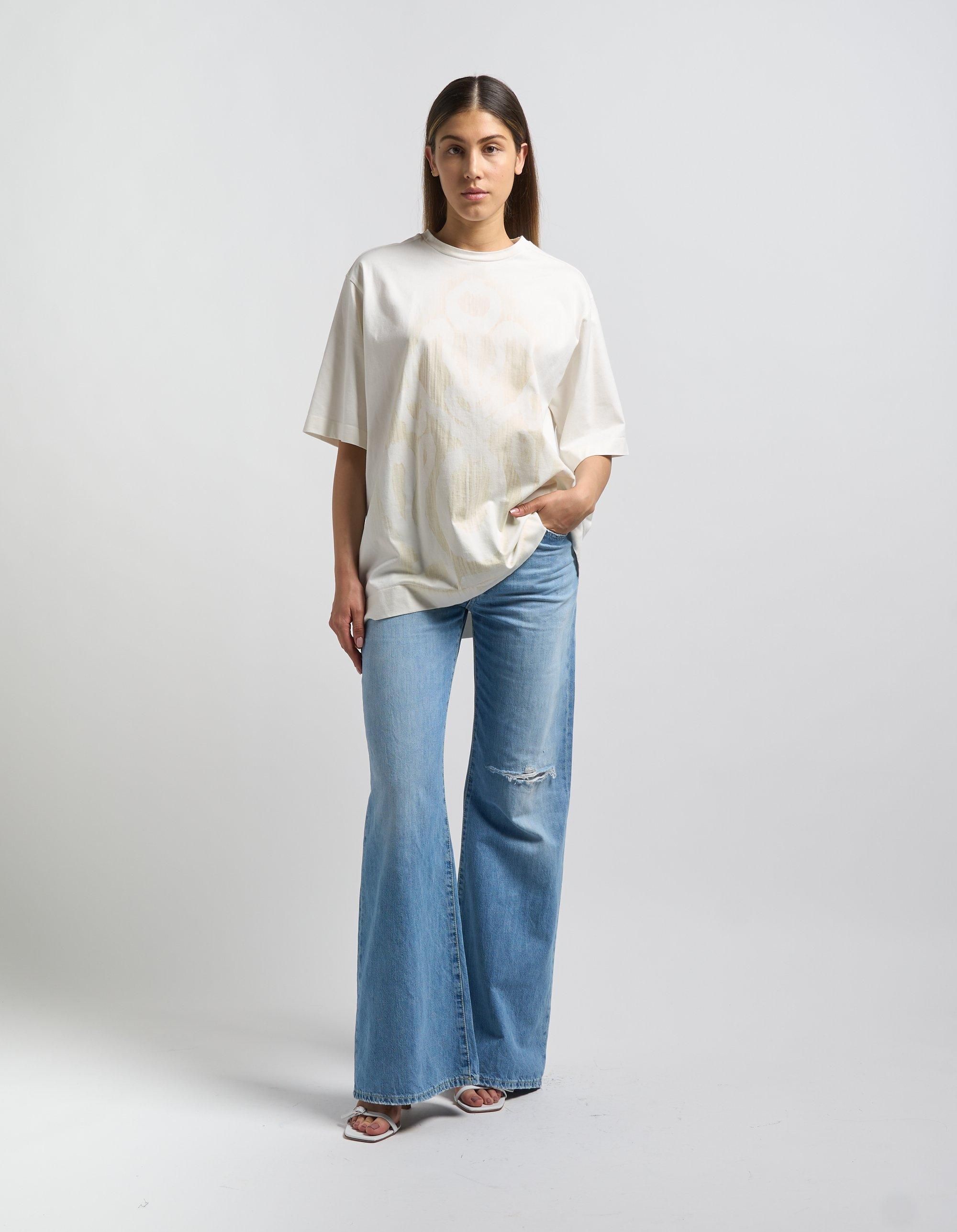 【DONDUP-WOMEN】クルーネック Tシャツ