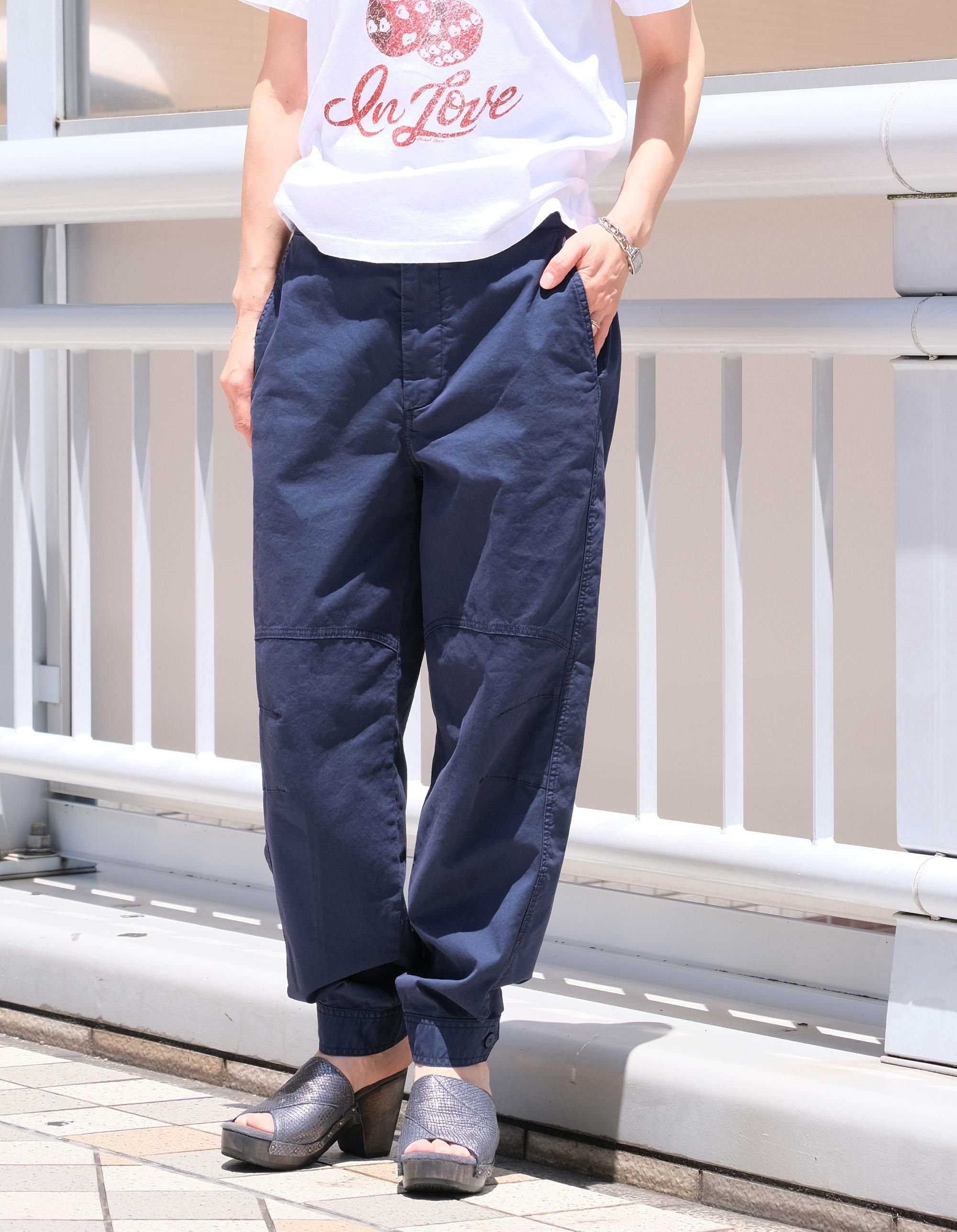 【DONDUP-WOMEN】LAURIE ライトウェイトキャバジン パンツ