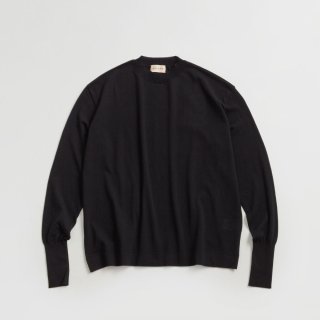 MEYAME COTTON KNIT LONG SLEEVE TEE